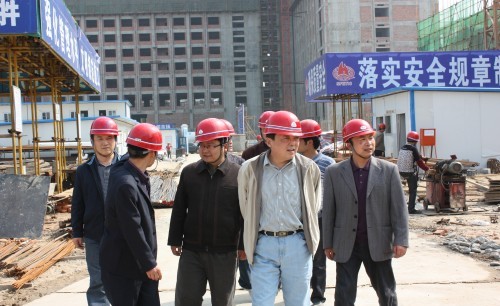 集团公司副总司理赵彬赴项目工地实地调研-bevictor伟德官网