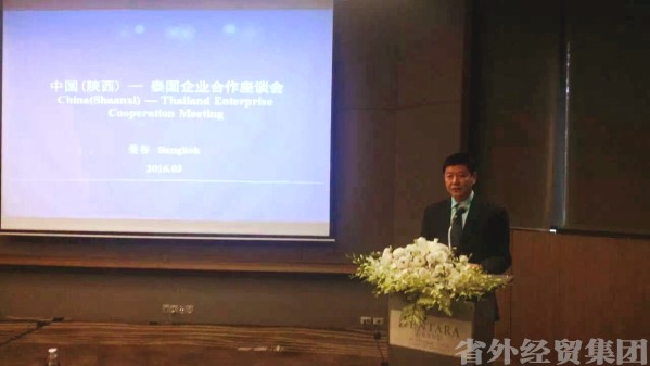 集团公司董事长肖玉龙加入中国（陕西）--泰国企业相助座谈会-bevictor伟德官网
